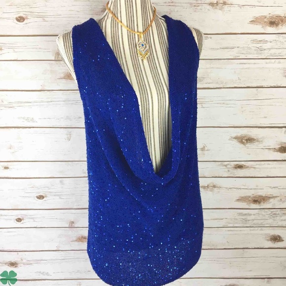 NWT International Concepts Blue Tank Top Size XS - Picture 6 of 10